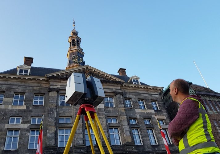 3D scannen en orthofoto’s gevel stadhuis Den Bosch