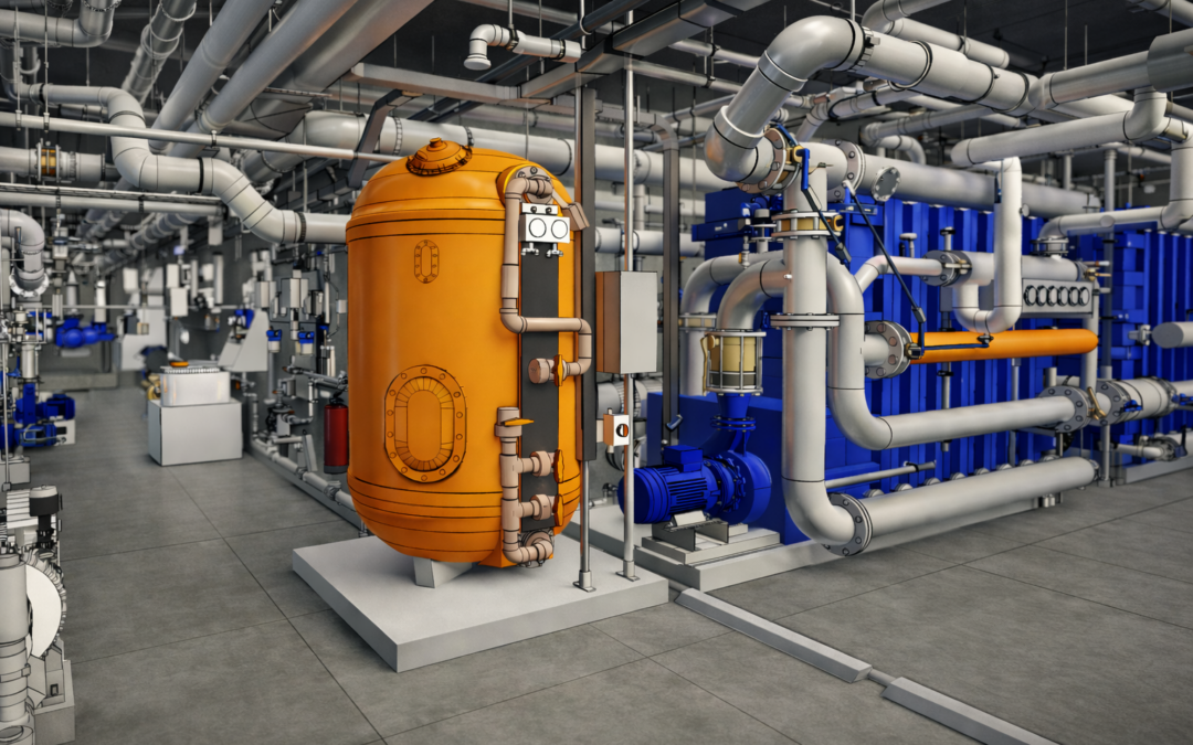 3D installatiemodel zwembad Groenoord